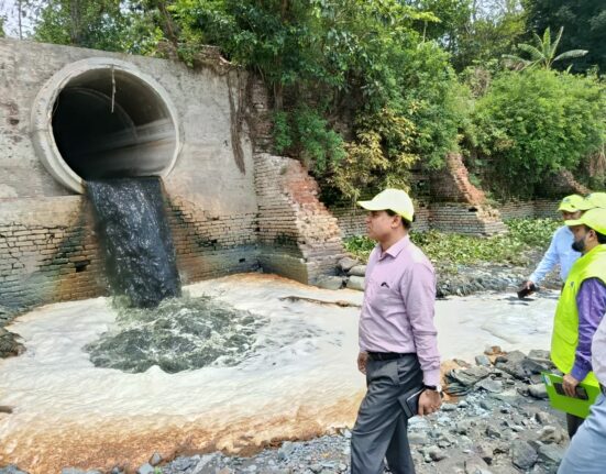 Waste Discharge into Buriganga